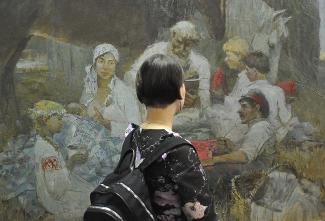 Открытие выставки факультета живописи 2