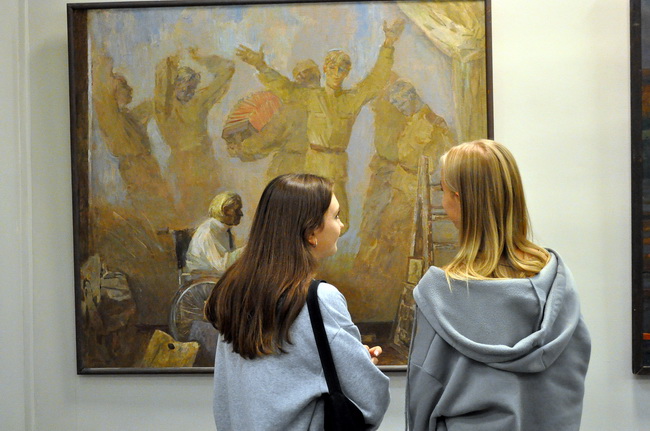 Открытие выставки факультета живописи 5