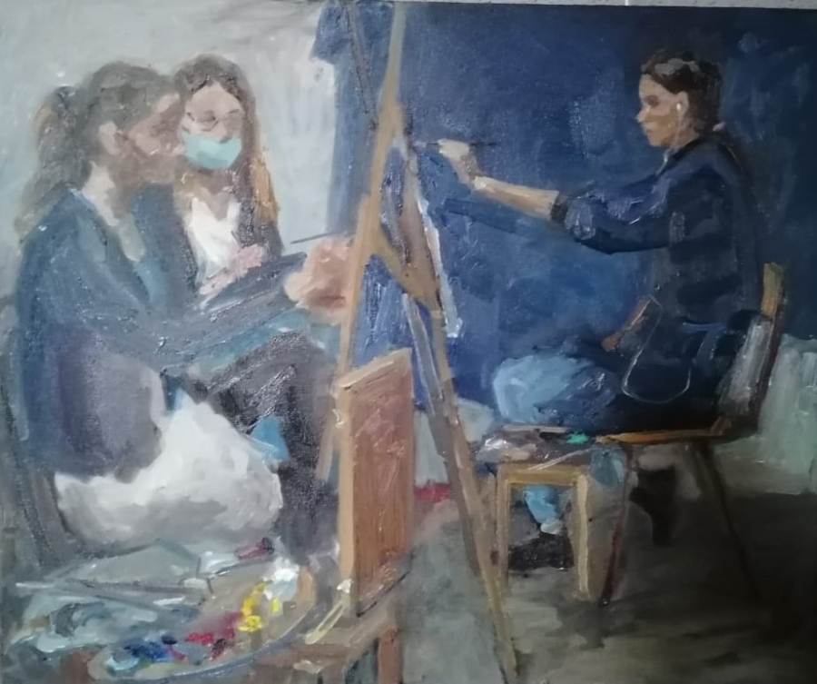 Выставка студентов факультета живописи 4