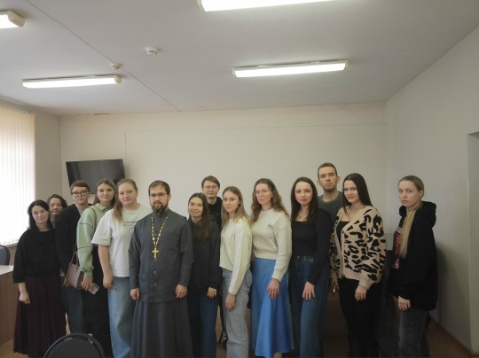 Состоялась встреча-беседа с иереем В.В. Тарасовым