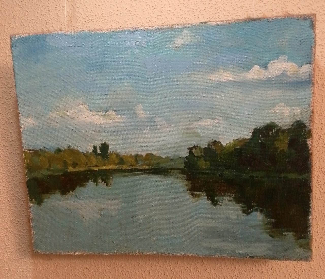 выставка этюдов студента 3 курса факультета живописи Даниила Пищугина.