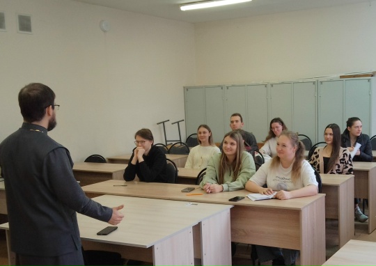 Состоялась встреча-беседа с иереем В.В. Тарасовым