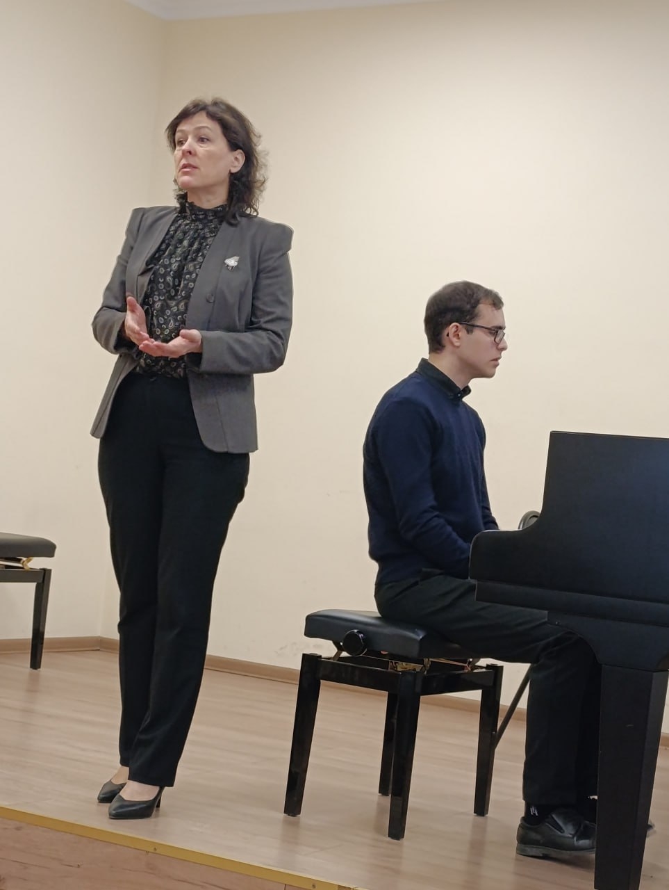 В ОГИИ им. Ростроповичей прошел мастер-класс профессора О.А. Калашниковой.