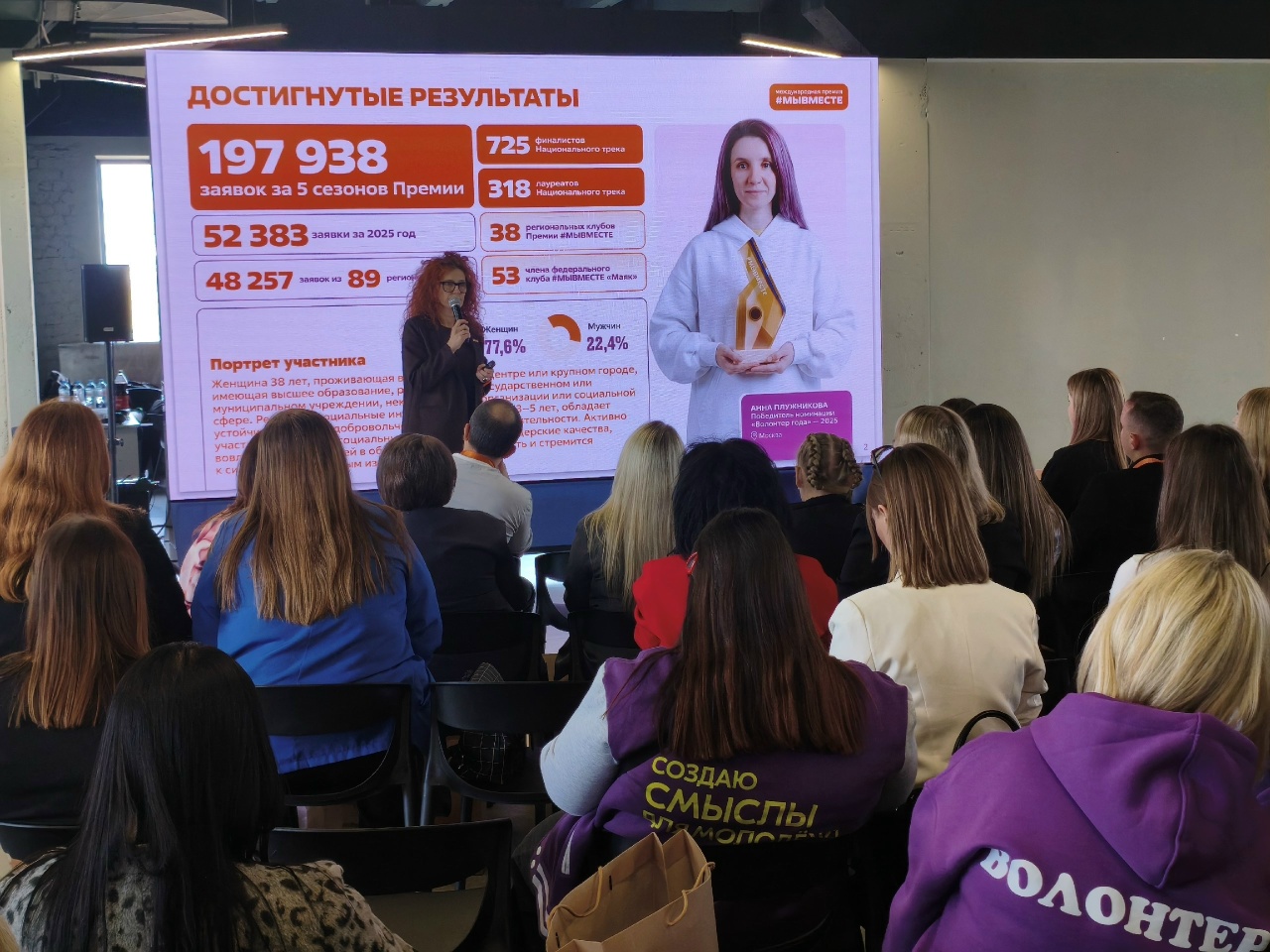 Сегодня, 29 апреля, в креативном кластере «Станция» проходит «Семинар-совещание для руководителей и активистов волонтерских организаций Воронежской области». Представитель от нашего вуза: руководитель волонтерского штаба #МыВместе_ВГИИ, декан музыкального факультета Филонович Светлана Александровна. В программе лекции от ведущих специалистов в сфере добровольчества, секция-практикум от Татьяны Шкурлетовой. Обсуждаются планы на ближайшие мероприятия и механизмы взаимодействия волонтерских центров.