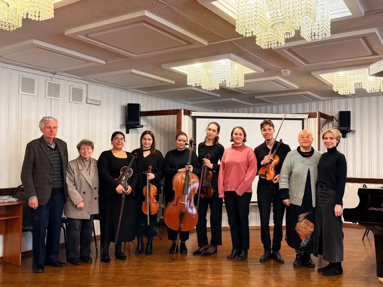 прошел концерт кафедры оркестровых (струнных) инструментов «Посвящение А. Хачатуряну»