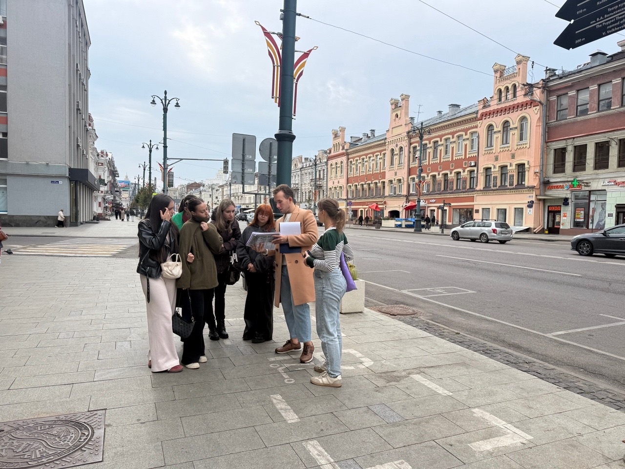 Пешеходная экскурсия для первокурсников