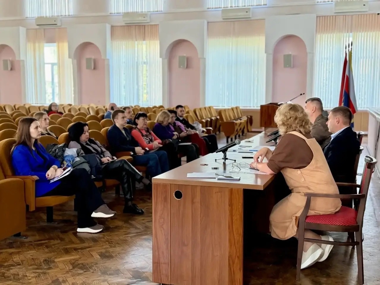 Помощник проректора по УВР приняла участие в совещании ответственных за воспитательную и патриотическую работу со студентами